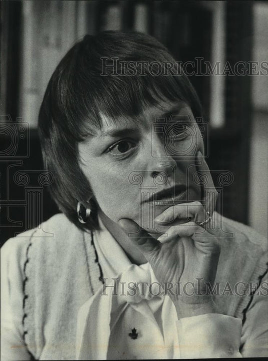 1978 Press Photo Rhoda Sherwood teaches at University of Wisconsin - Milwaukee - Historic Images