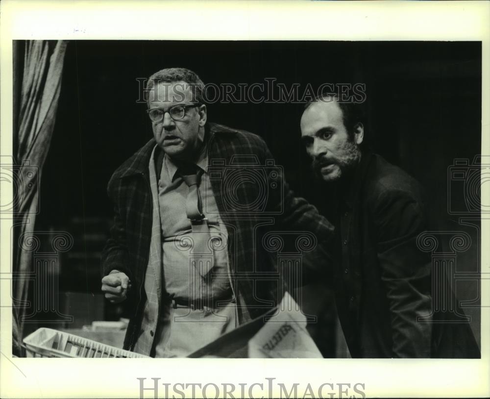 1984 Press Photo Larry Shue and Tony Amendola at Milwaukee Repertory Theatre - Historic Images