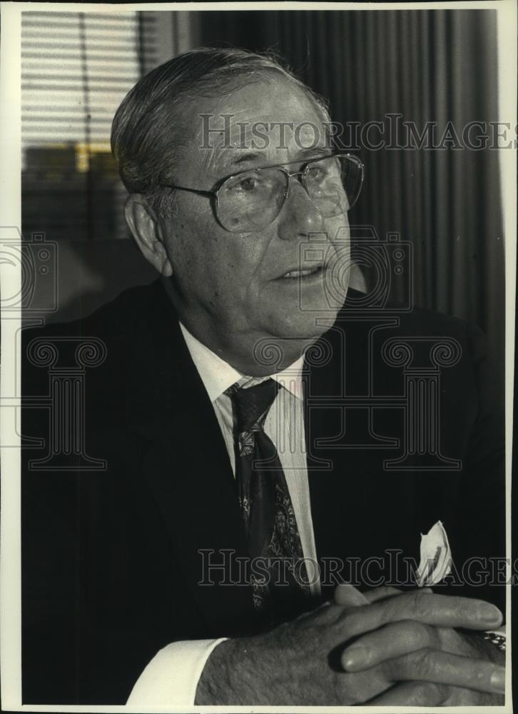 1991 Press Photo William F. Share, president of Journal Sentinel Incorporated - Historic Images