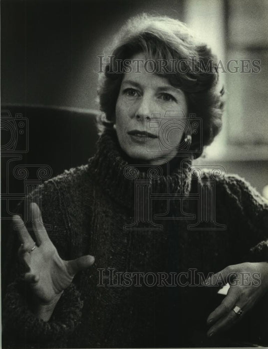 1983 Press Photo Author Gail Sheehy tackles menopause in "Silent Passage" - Historic Images
