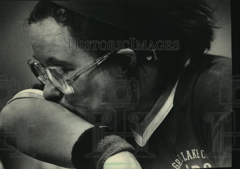 1986 Press Photo Rita Doro of the Green Lake Special Olympics basketball team - Historic Images