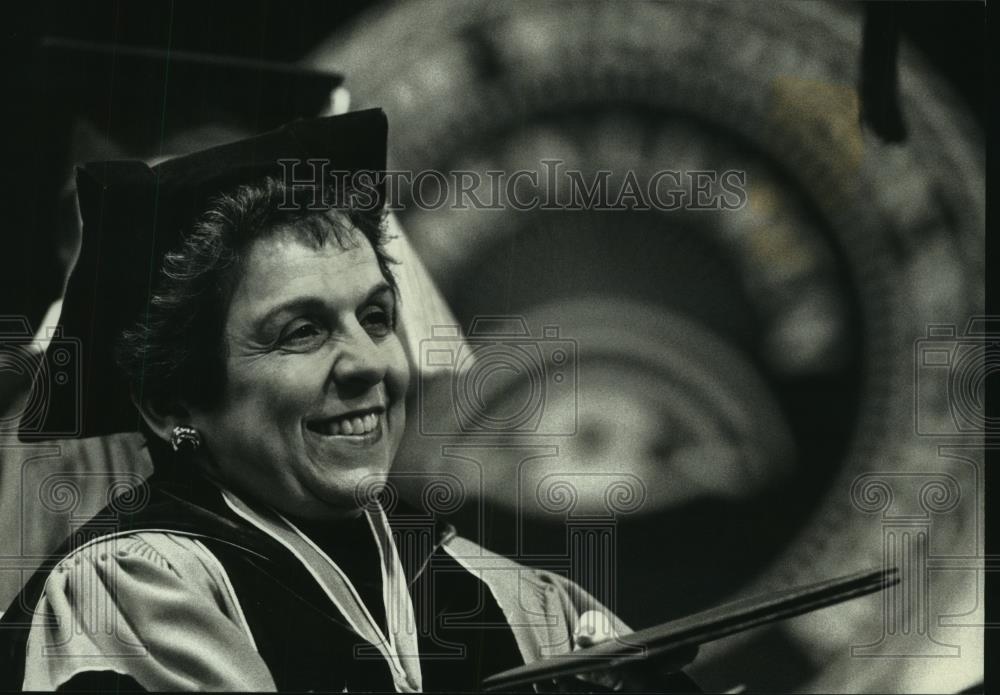 1992 Press Photo Donna Shalala Hands Out Diplomas - mjb94979 - Historic Images