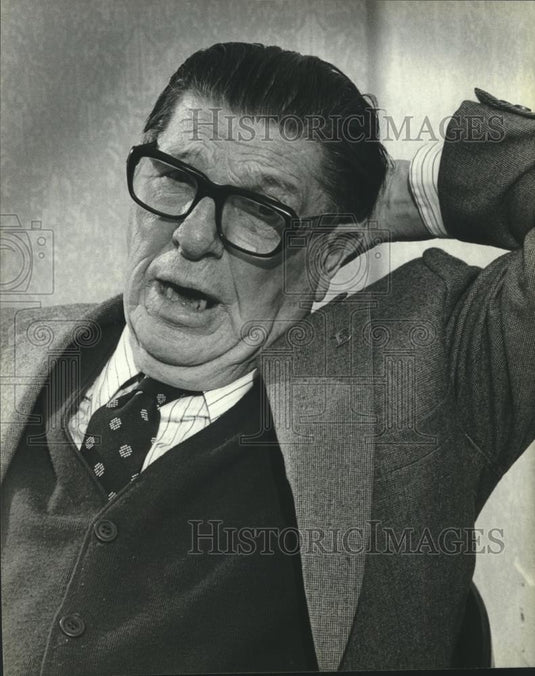 1979 Press Photo Howard Jarvis wrote California's Proposition 13 tax cut law. - Historic Images