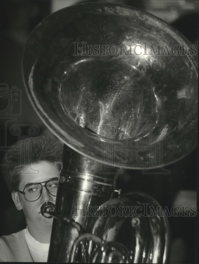 1993 Press Photo Thomas Jefferson Middle School, Port Washington, Marc Hoffman - Historic Images