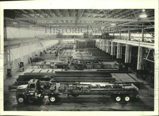1985 Press Photo Expansion Of Ryerson Milwaukee Plant - mjb96106 - Historic Images