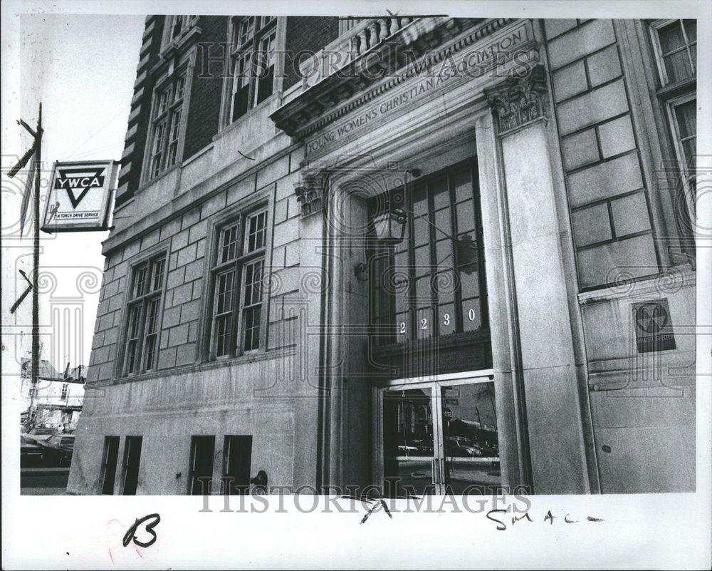 1978 Press Photo YWCA Building Exterior Detroit - RRV71219 - Historic Images