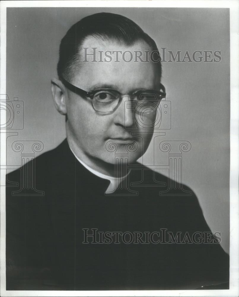 Rev. Msgr. George Higgins, 1978 vintage press photo print - Historic Images