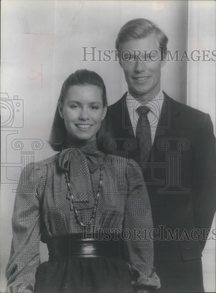 1984 Press Photo Prince Henri-Luxembourg Wife Princess Theresa Heir Duchy&#39;s - Historic Images