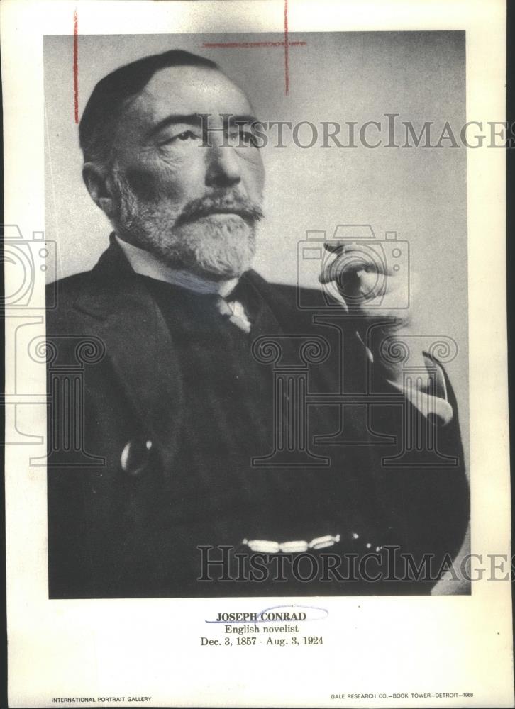 1968 Press Photo Joseph Conrad English novelist - RSA83709 - Historic Images