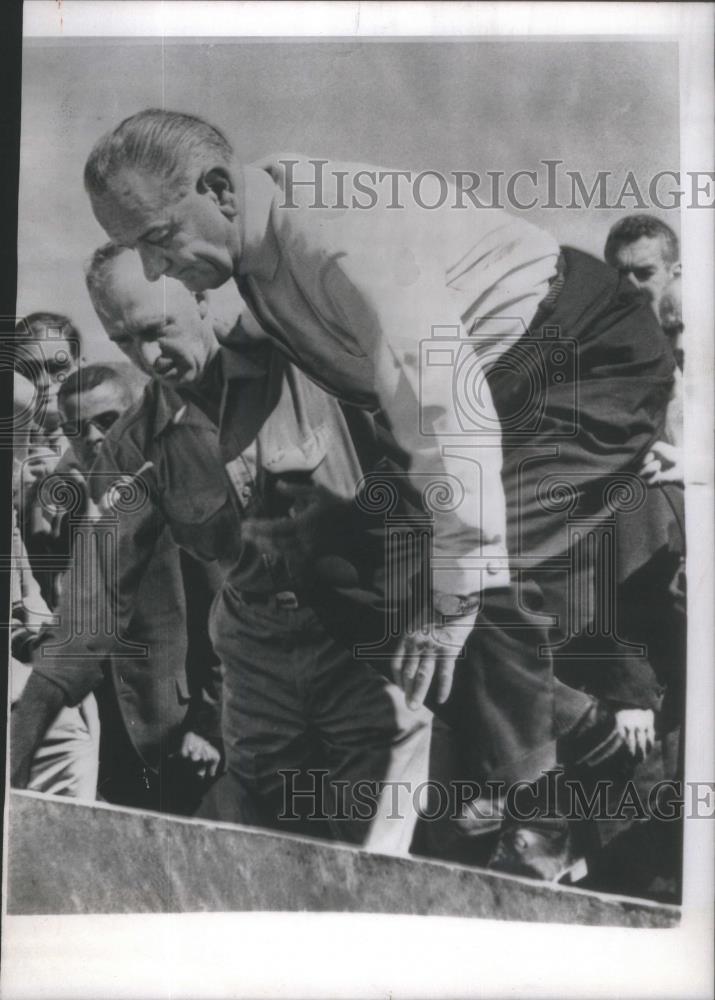 1966 Press Photo US President Lyndon Johnson/Senator/Vice President/Des Moines - Historic Images