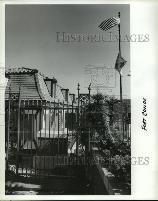 1982 Press Photo Mobile, Alabama, Fort Conde - abna17104 - Historic Images