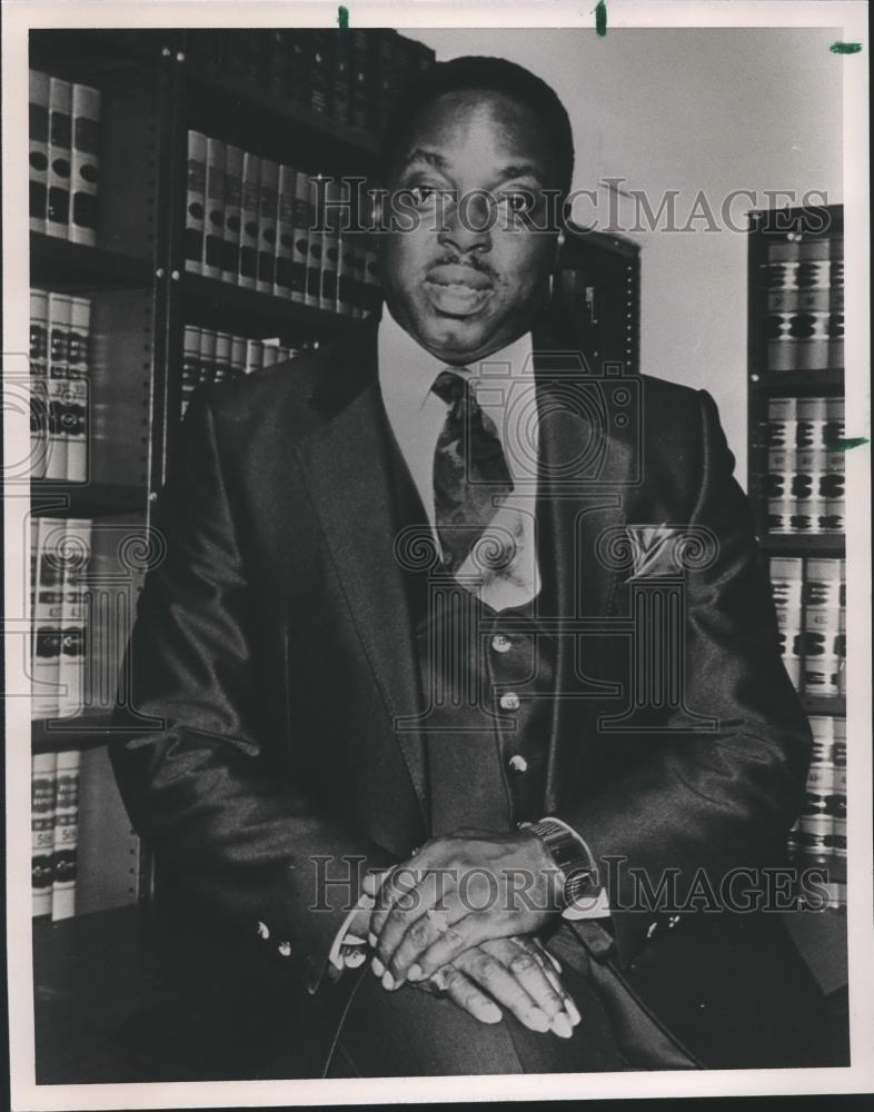 1985 Press Photo W.L. Williams, Jr., Candidate for City Council in Alabama - Historic Images