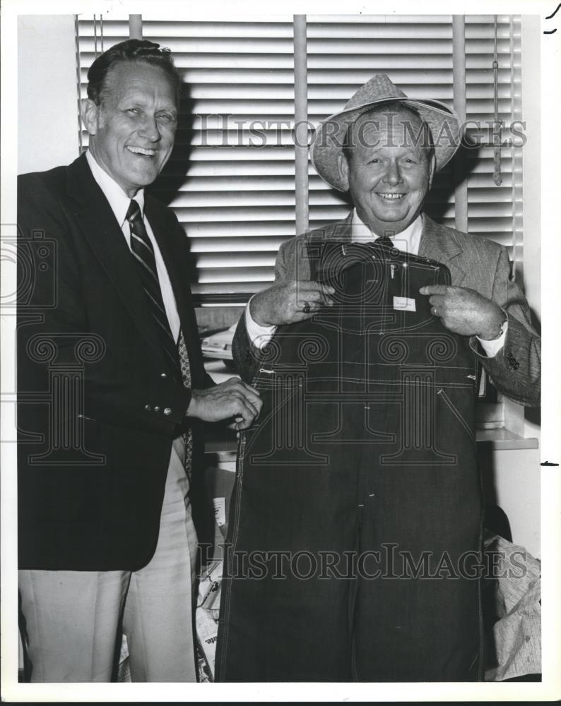 1979 Press Photo Birmingham Police Captain William Wilson & Deputy Wall, Alabama - Historic Images