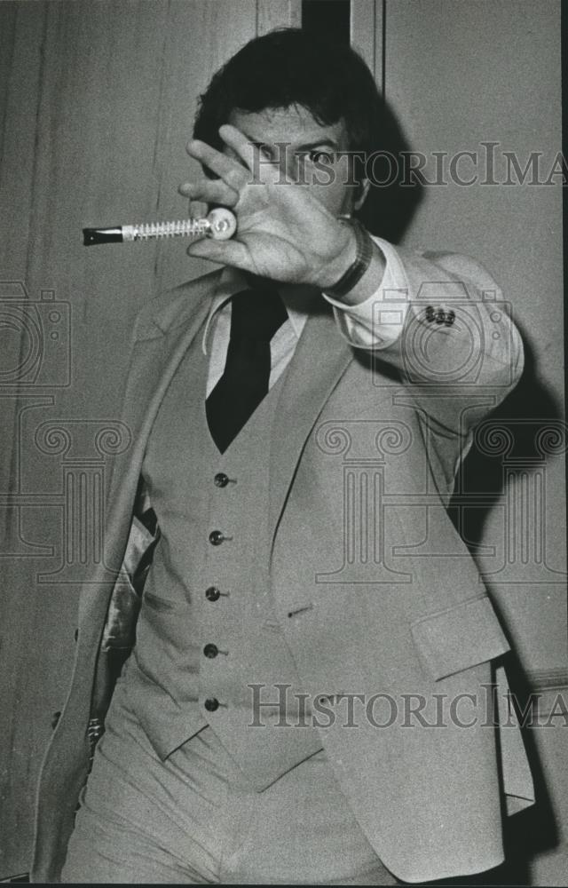 1979 Press Photo Richard W. Wyers, on Trial, Bribery to Commit a Felony - Historic Images