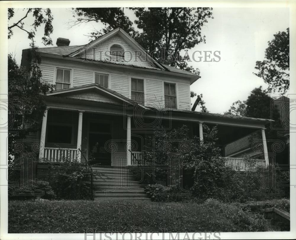 1980 Press Photo William Yeilding Gable-Style House, Birmingham, Alabama - Historic Images