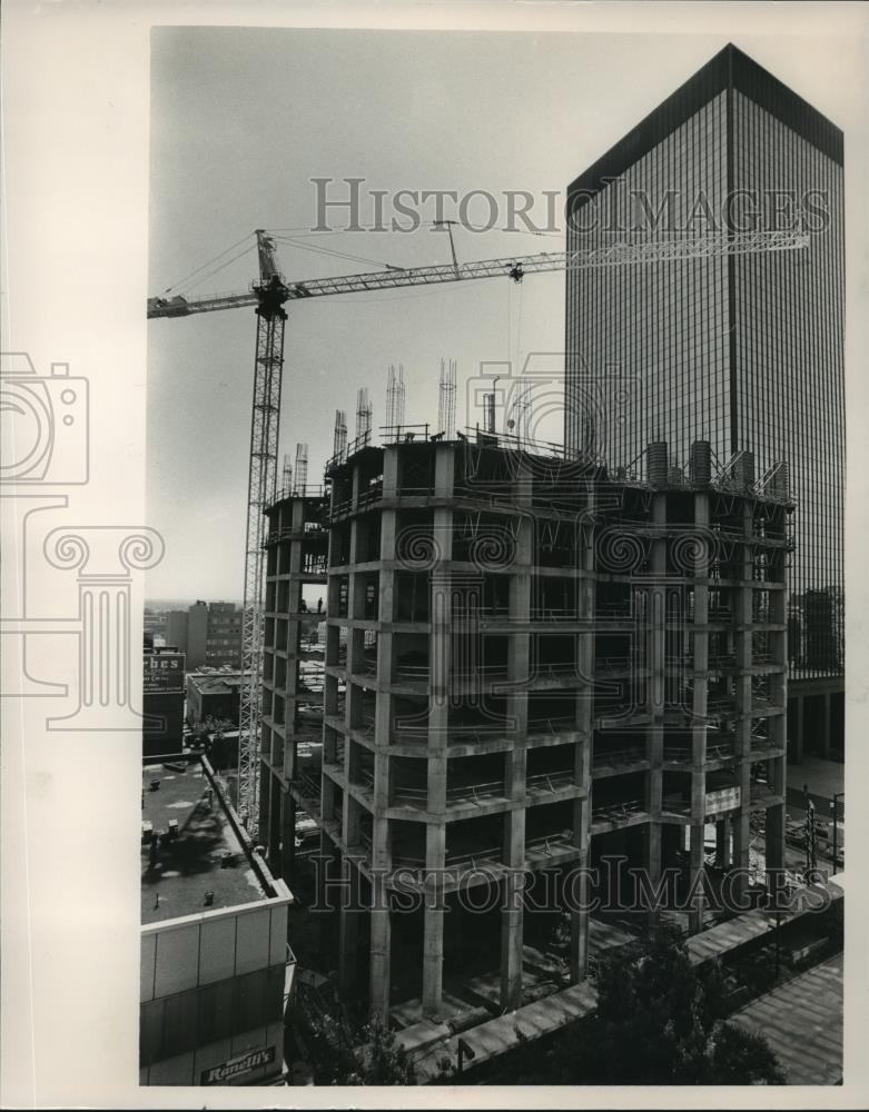 1985 Press Photo South Trust Tower Construction, Birmingham, Alabama - abna21206 - Historic Images