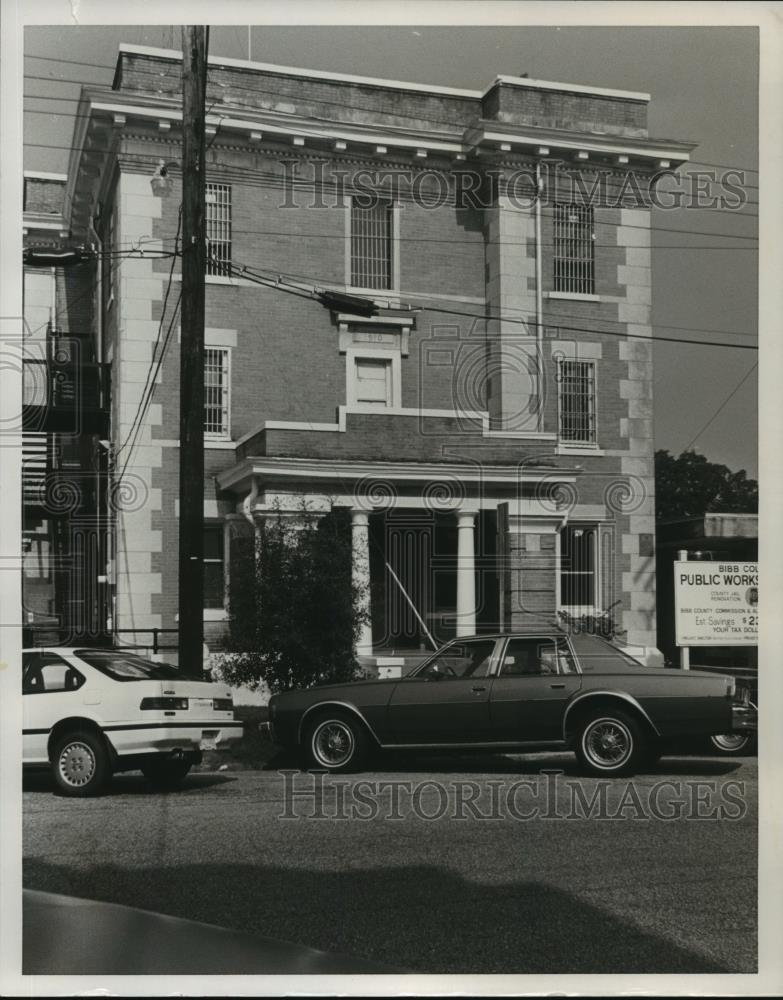 1988 Press Photo Bibb County Jail refurbished by prison inmates, Alabama - Historic Images