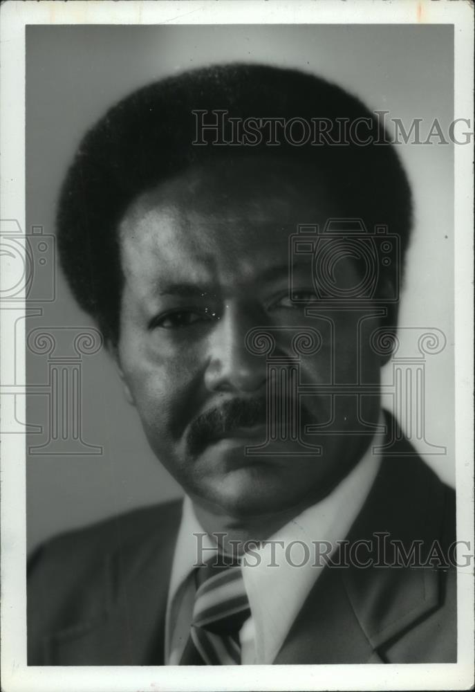 1979 Press Photo Roosevelt Bell, Bush Hills Neighborhood Group, Alabama - Historic Images