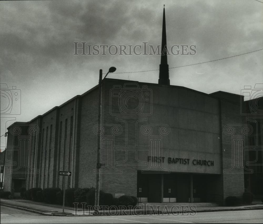 1980 Press Photo First Baptist Church is 92 years old, Bessemer, Alabama - Historic Images
