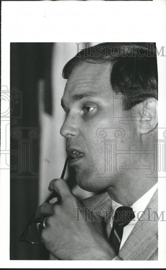 1981 Press Photo Mountain Brook City Council - Charles Boswell, Jr., Councilman - Historic Images