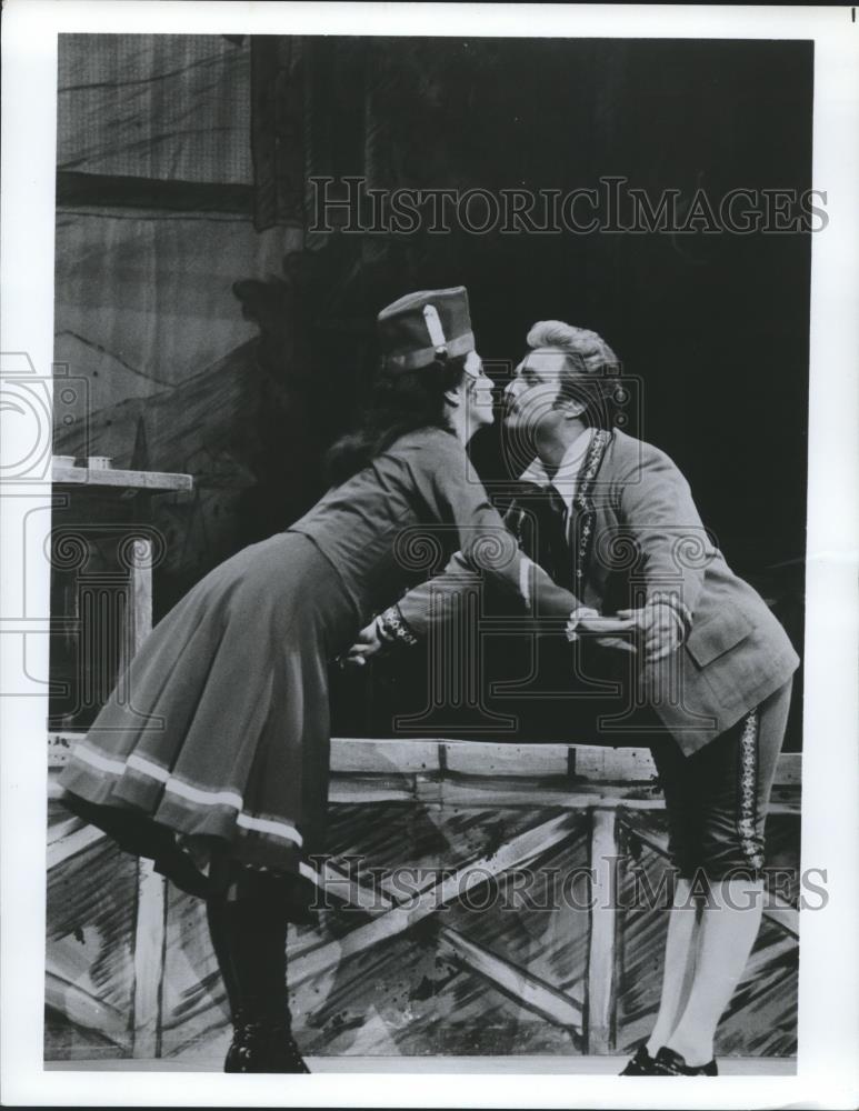 1984 Press Photo Gene Bullard as Tonio in Production of "Fille du Regiment" - Historic Images