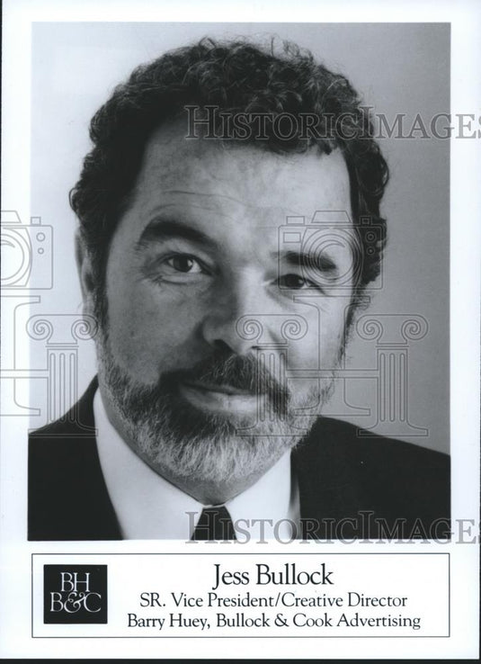 Press Photo Jess Bullock, Barry Huey, Bullock & Cook Advertising, Alabama - Historic Images