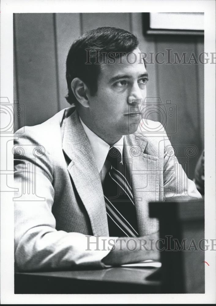 1977 Press Photo Daniel Bittner of Hoover city council - abna22219 - Historic Images