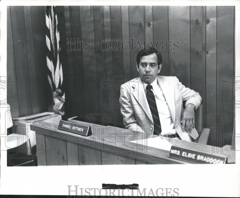 1977 Press Photo Hoover Councilman Daniel Bittner - abna22573 - Historic Images