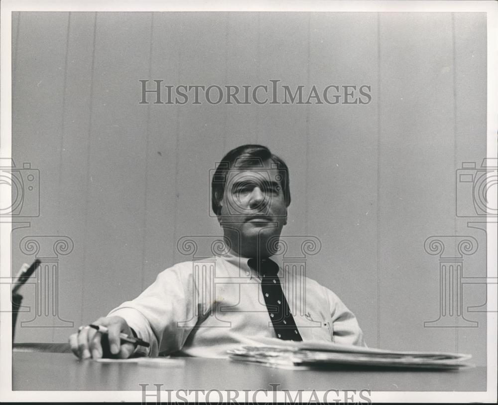 1986 Press Photo Wade Baxley, Houston County Democratic Chairman - abna22697 - Historic Images