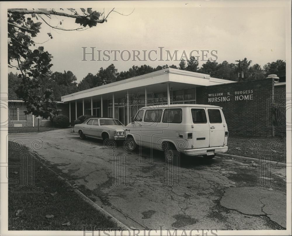 1986 Press Photo Burgess Nursing home on Highway 78, west, Birmingham, Alabama - Historic Images