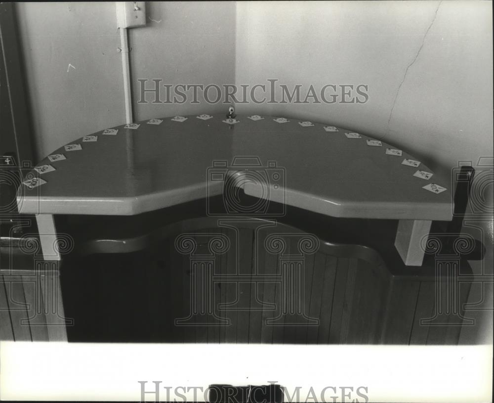1982 Press Photo Tester at Discovery Place, Birmingham, Alabama - abna22749 - Historic Images