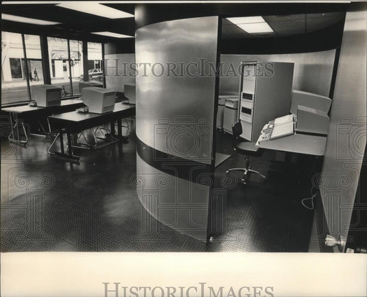 1983 Press Photo Birmingham, Alabama Southern Research Institute Interior - Historic Images