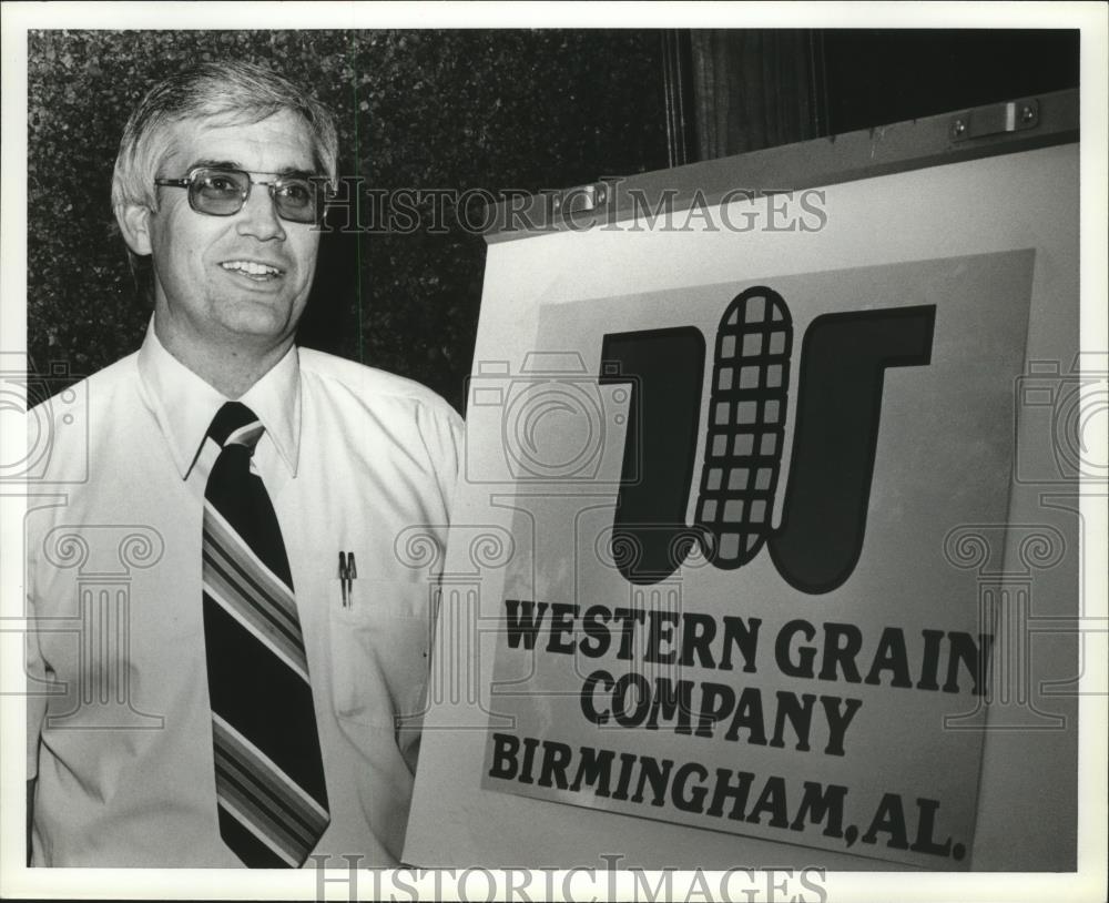 1981 Press Photo Charles Green, Western Grain Company, Birmingham, Alabama - Historic Images
