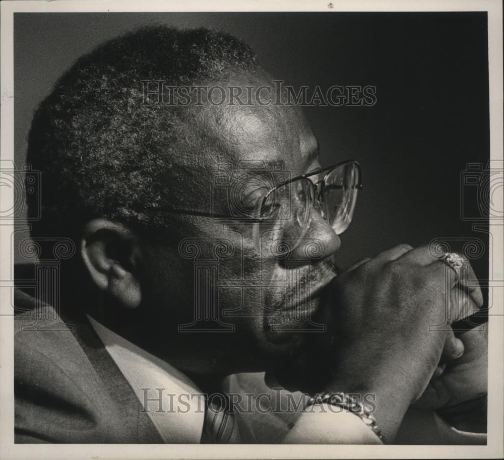 1987 Press Photo Birmingham, Alabama City Council Eddie Blankenship - abna22994 - Historic Images