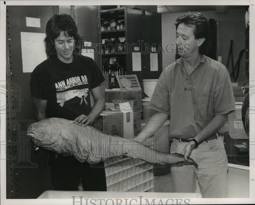 1989 Press Photo Tuscaloosa, Alabama, University of Alabama: UA Ichthyology Lab - Historic Images