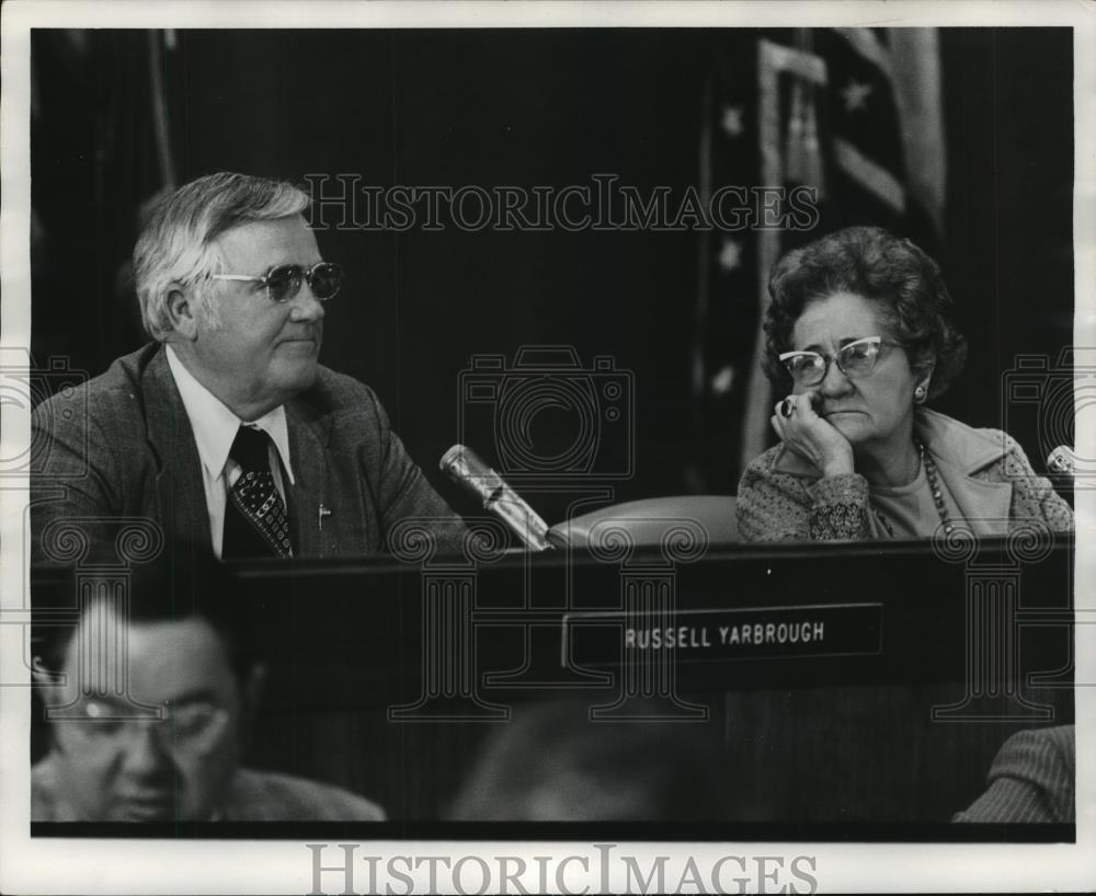1978 Press Photo Birmingham, Alabama City Council Members at Work - abna23452 - Historic Images
