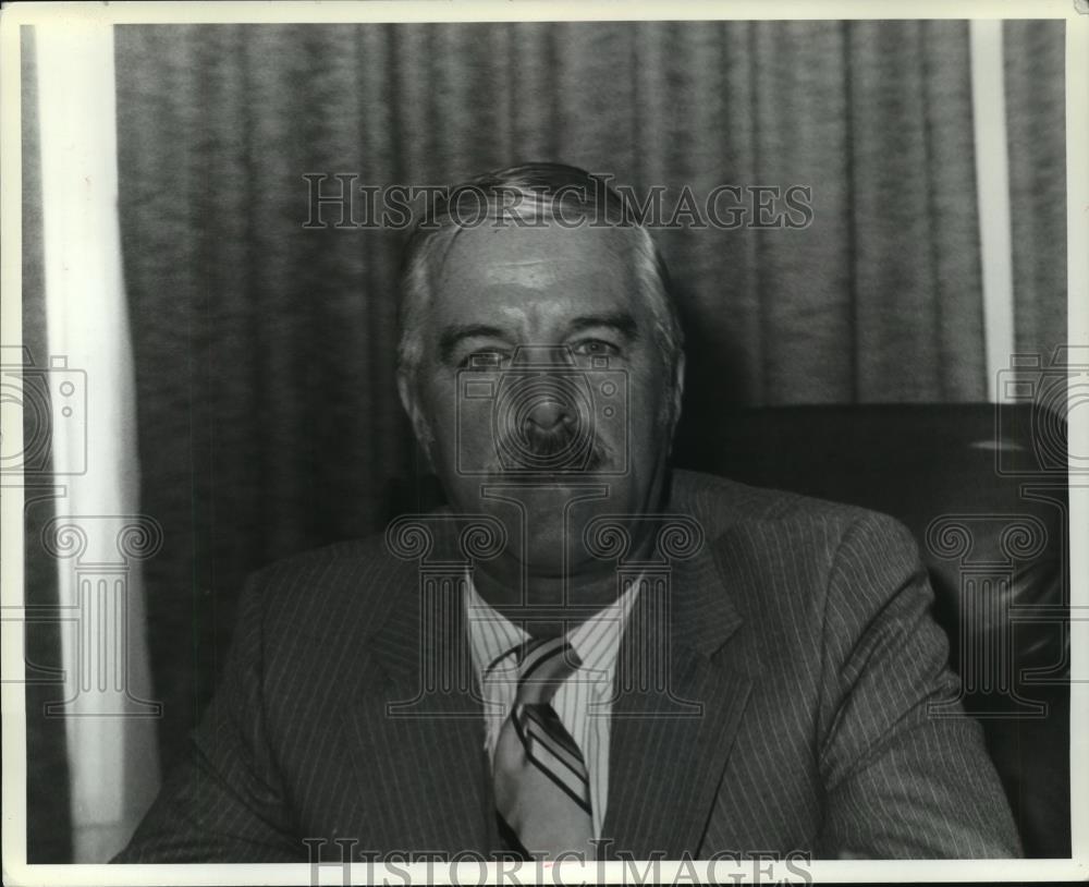 1983 Press Photo Salvatore Vizzini, Huntsville Police Chief, Alabama - Historic Images