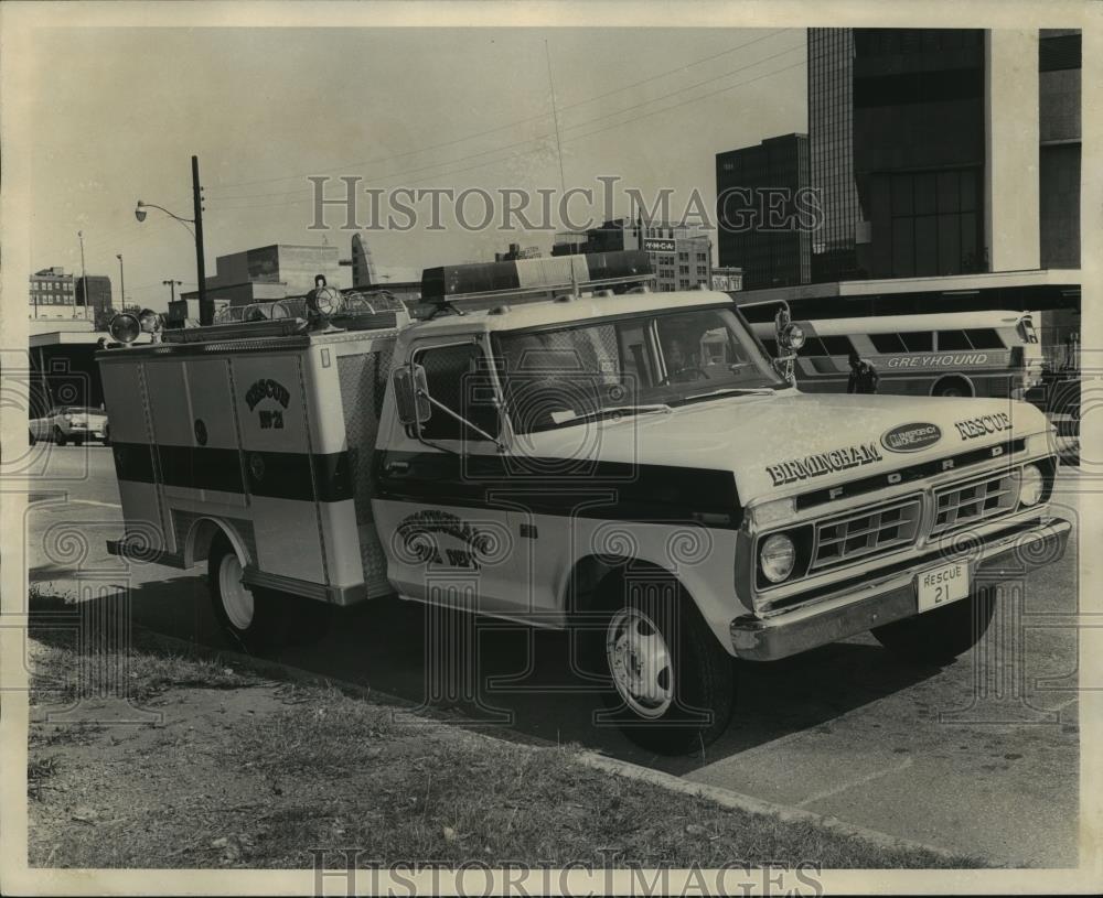 1977 Press Photo Birmingham, Alabama Fire Truck - abna23531 - Historic Images