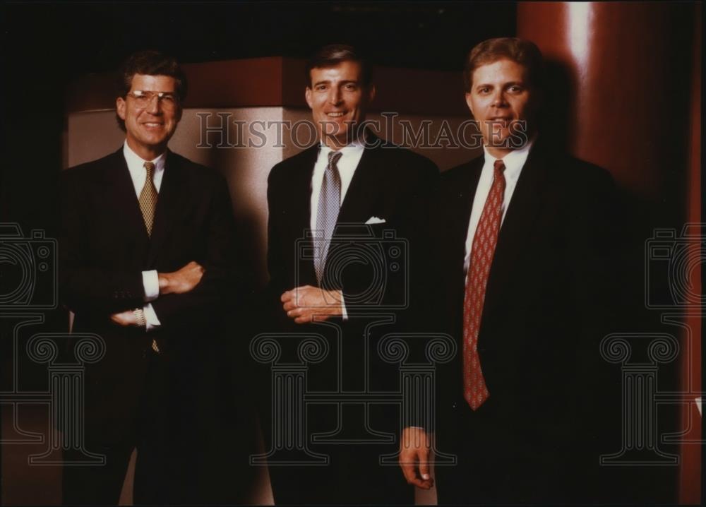 Press Photo William C. Harlan, John W. McRoberts, Andrew L. Kizer of Capstone - Historic Images