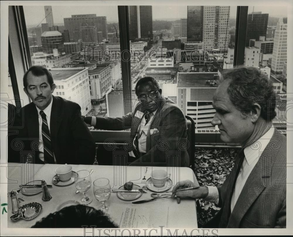 1986 Press Photo Birmingham, Alabama City Council, Eddie Blankeship, Others - Historic Images