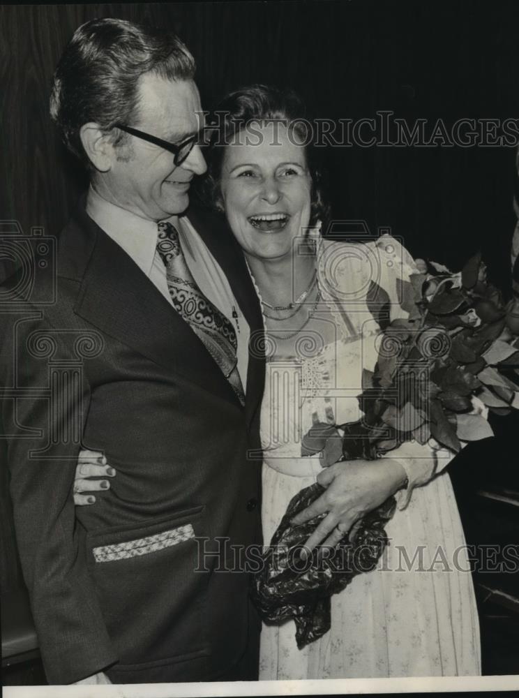 1977 Press Photo Educator Doctor Frances Tunnell Carter named Woman of the Year - Historic Images