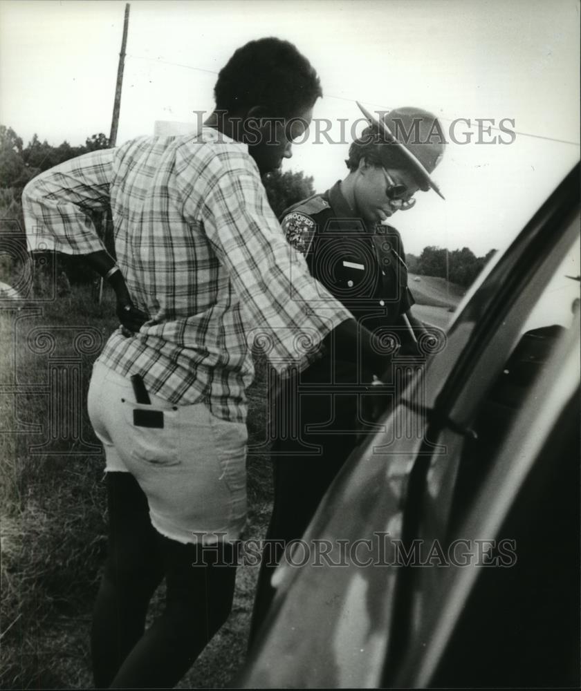 1979 Press Photo Clara Zeigler, Alabama State Trooper from Birmingham, Alabama - Historic Images