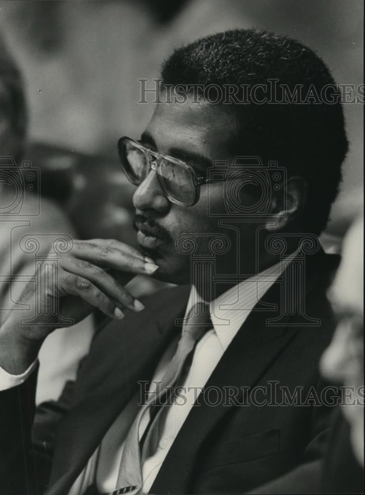 1985 Press Photo William Bell, Birmingham City Council, Alabama - abna24126 - Historic Images