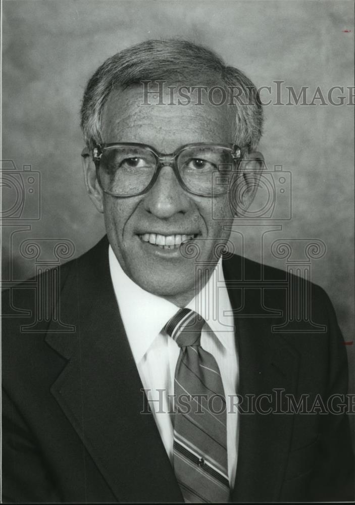 1987 Press Photo Dr. Lester Caplan, University of Alabama Birmingham Optometrist - Historic Images