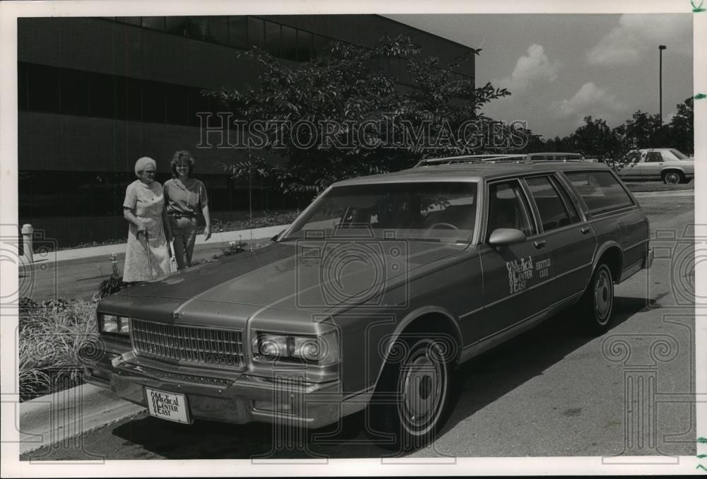 1986 Press Photo Medical Center East Shuttle Program, Birmingham, Alabama - Historic Images