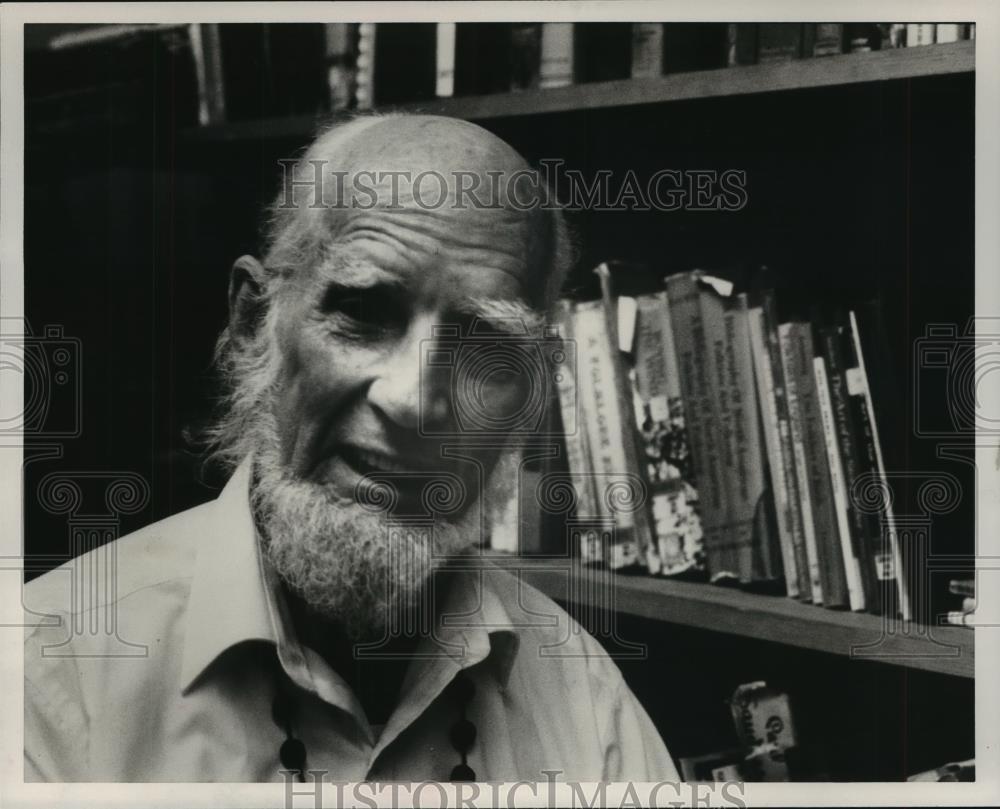 1985 Press Photo Folklorist Richard Chase of Huntsville, Alabama - abna24413 - Historic Images