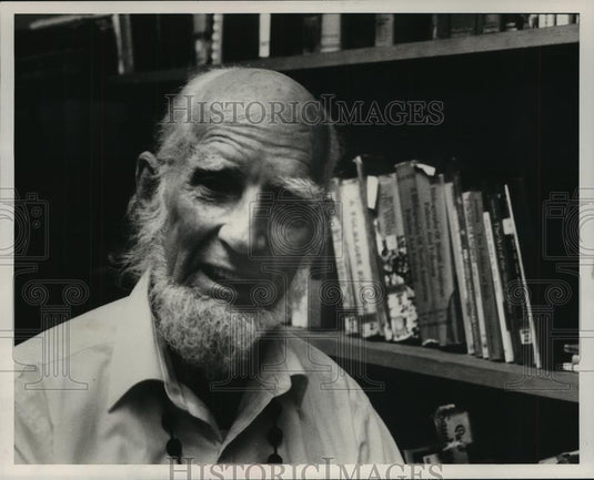 1985 Press Photo Folklorist Richard Chase of Huntsville, Alabama - abna24413 - Historic Images