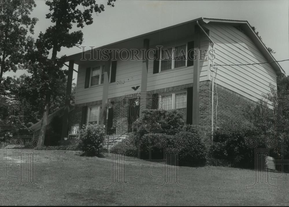 1980 Press Photo Exterior of Home in Center Point, Alabama - abna24465 - Historic Images