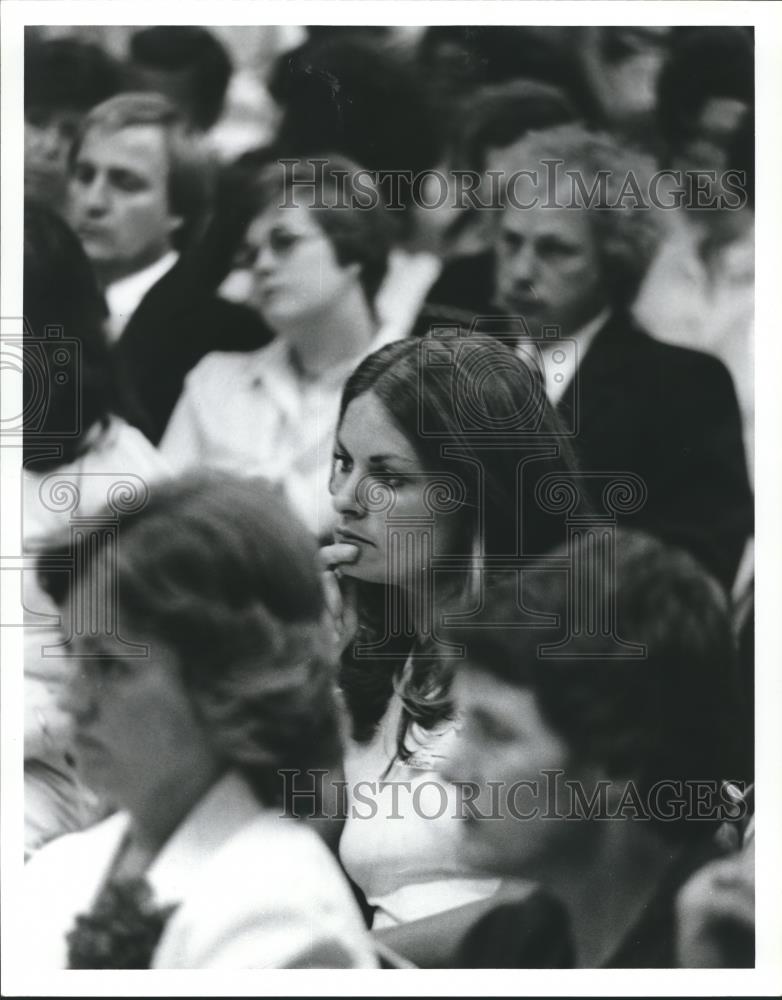 1980 Press Photo Crowd at Birmingham Board of Education Meeting - abna24561 - Historic Images