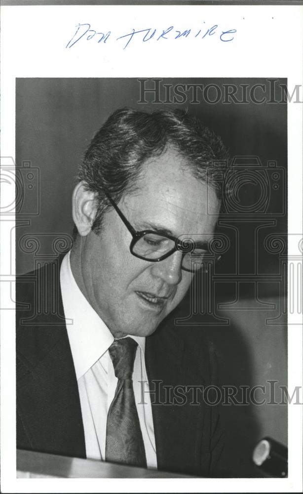 1980 Press Photo Hueytown City Clerk Dan Turmire - abna24765 - Historic Images